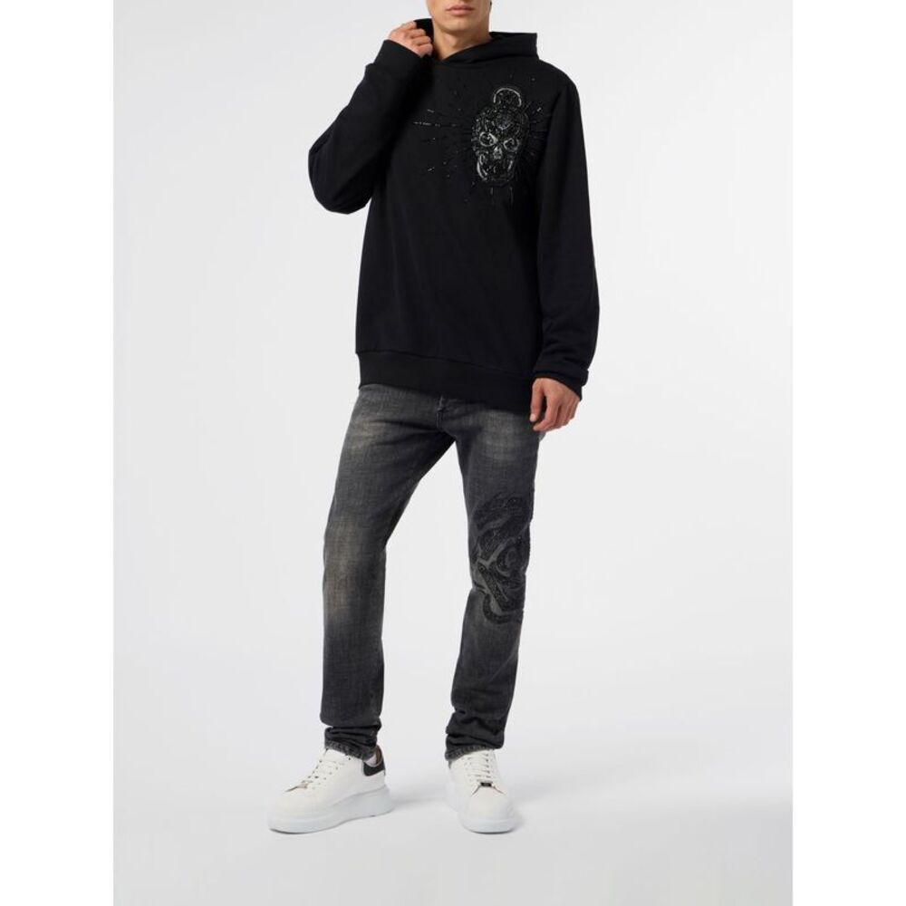 Philipp Plein Sweatshirt Men Black - Picture 2 of 3